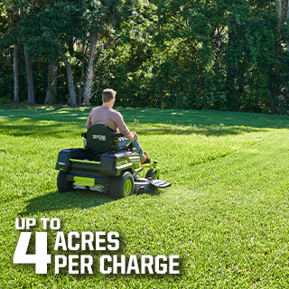 Up To 4 Acres Per Charge Up To 4 Acres Per Charge