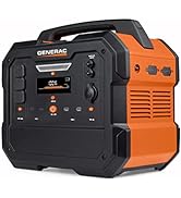Generac 8026 GB2000 2106Wh Portable Power Station with Lithium-Ion NMC Battery Power & Fast Solar...