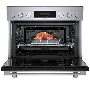 The meat probe monitors the doneness of your roasts so you get perfect results every time